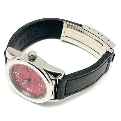 MAHARA Red Devil Swiss Automatic Watch 1993 Belt