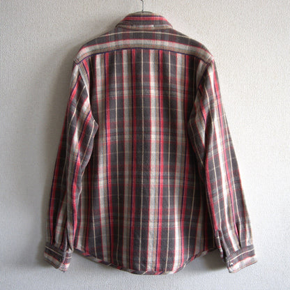 NIGEL CABOURN Reversible Heavy Flannel Check/Border Size M