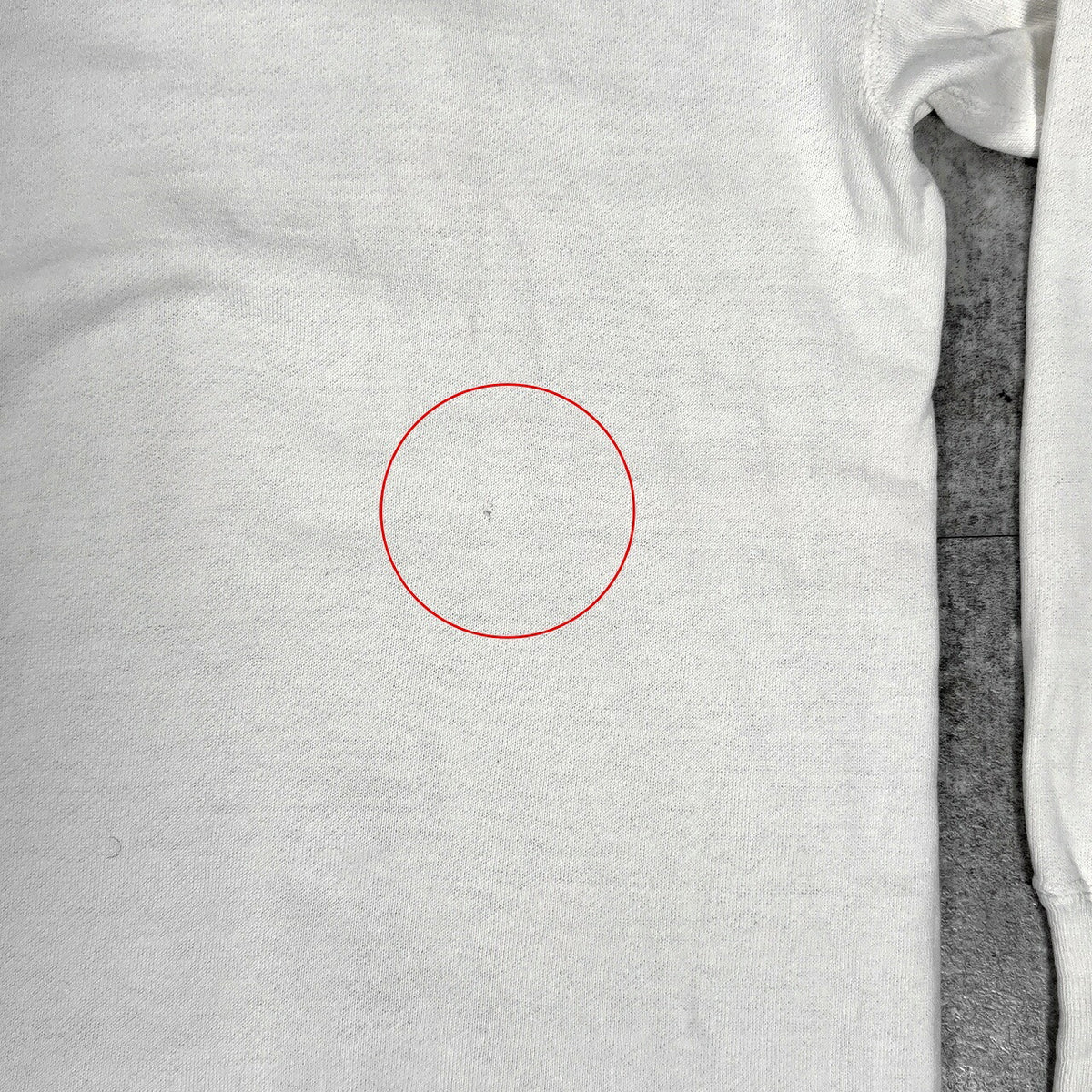 PENNEY'S 50s Inset V-Gusset Set-In Sweatshirt White Size M