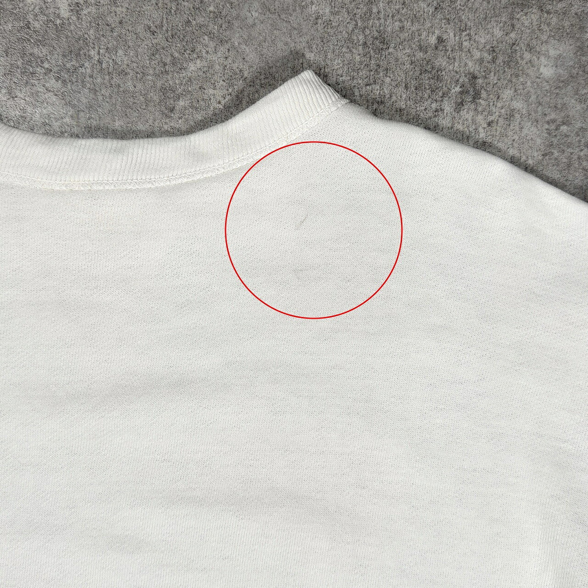 PENNEY'S 50s Inset V-Gusset Set-In Sweatshirt White Size M