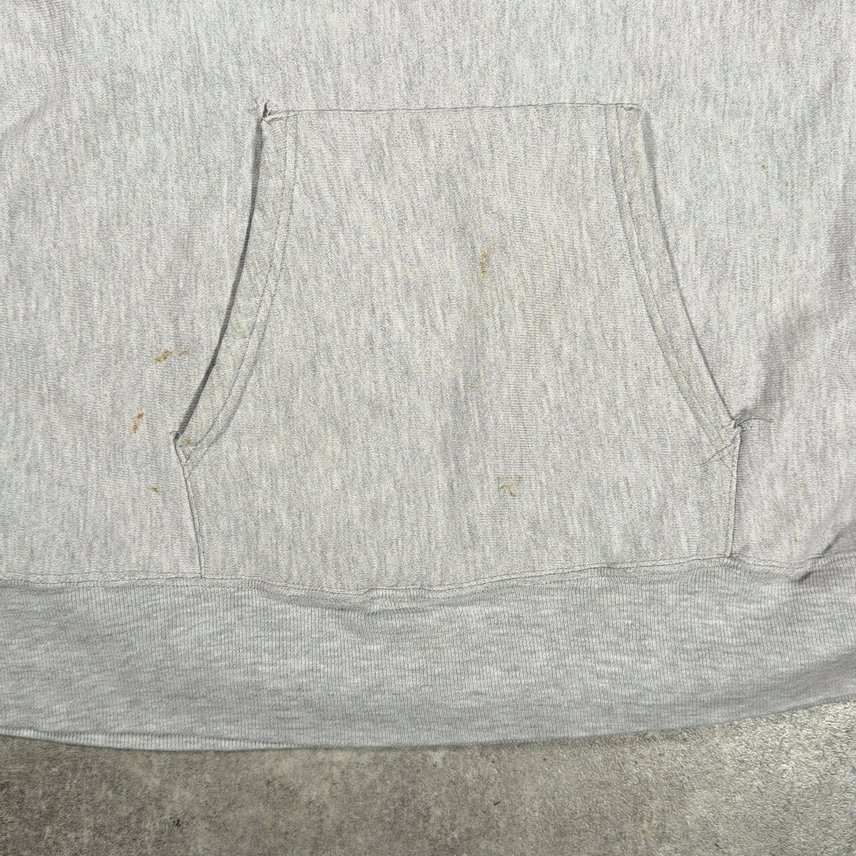 Reverse Weave 80s Tricot Tag 3-Tier Hoodie Gray Size XL