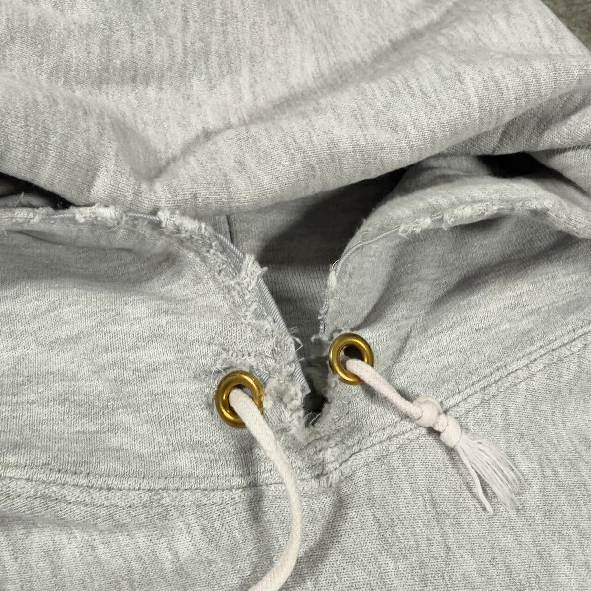Reverse Weave 80s Tricot Tag 3-Tier Hoodie Gray Size XL