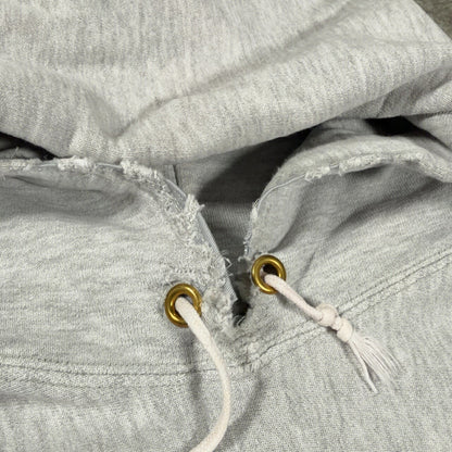 Reverse Weave 80s Tricot Tag 3-Tier Hoodie Gray Size XL