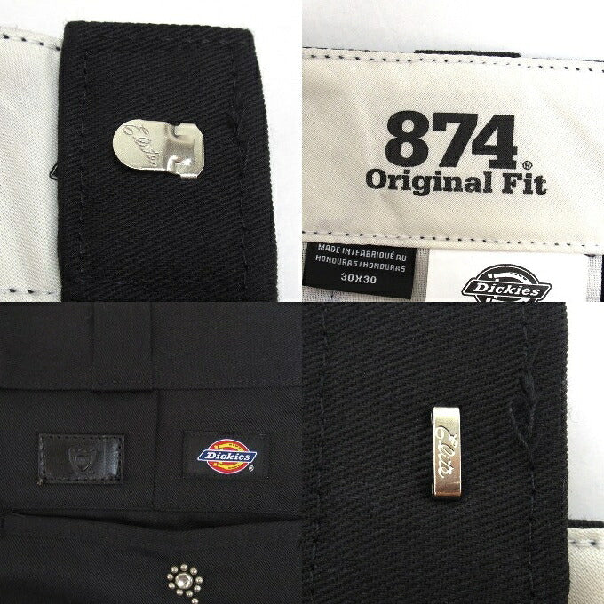 HTC x Dickies Studded 874 Work Pants Black Size 30
