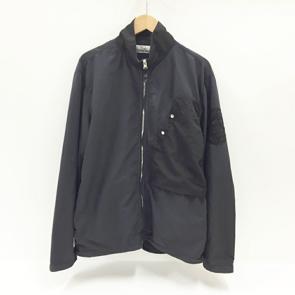 STONE ISLAND Black Sport Nylon Jacket Size L