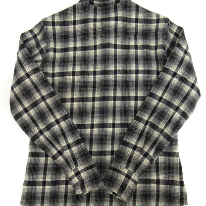 SAINT LAURENT Block Check Long Sleeve Shirt Size XS