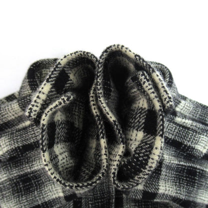 SAINT LAURENT Block Check Long Sleeve Shirt Size XS