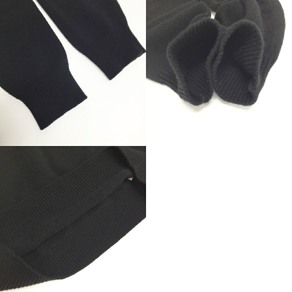 STONE ISLAND Black Knit Sweater Size L