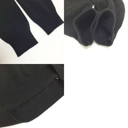 STONE ISLAND Black Knit Sweater Size L