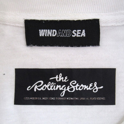 WIND AND SEA x Rolling Stones Tongue T-Shirt White Size S