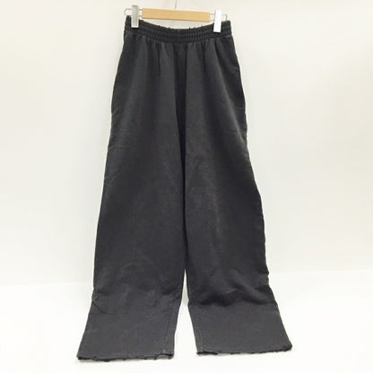 BALENCIAGA Distressed Baggy Charcoal Gray Sweatpants Size XXS