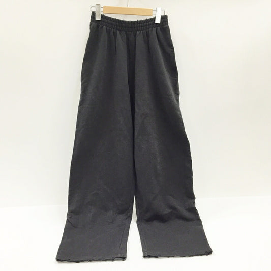 BALENCIAGA Distressed Baggy Charcoal Gray Sweatpants Size XXS