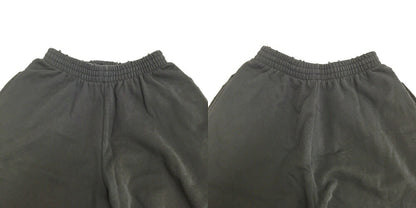 BALENCIAGA Distressed Baggy Charcoal Gray Sweatpants Size XXS