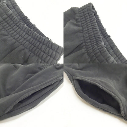 BALENCIAGA Distressed Baggy Charcoal Gray Sweatpants Size XXS