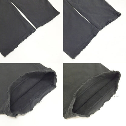 BALENCIAGA Distressed Baggy Charcoal Gray Sweatpants Size XXS