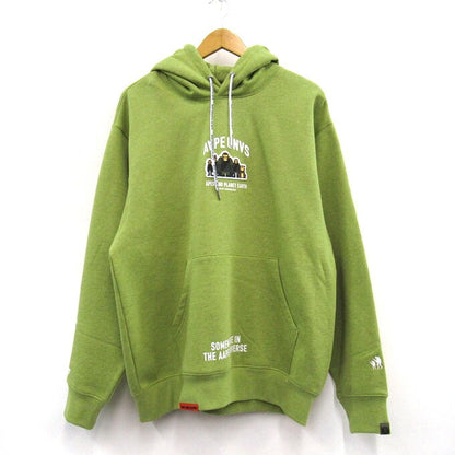 AAPE BY A BATHING APE Green Pullover Hoodie Size L