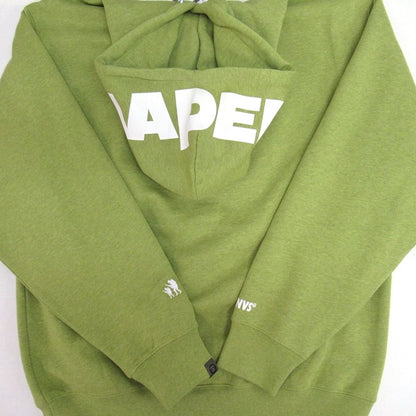 AAPE BY A BATHING APE Green Pullover Hoodie Size L