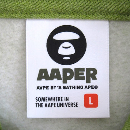 AAPE BY A BATHING APE Green Pullover Hoodie Size L
