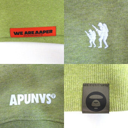 AAPE BY A BATHING APE Green Pullover Hoodie Size L