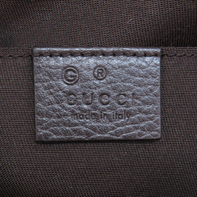 GUCCI GG Canvas Brown Waist Bag Size ONE SIZE