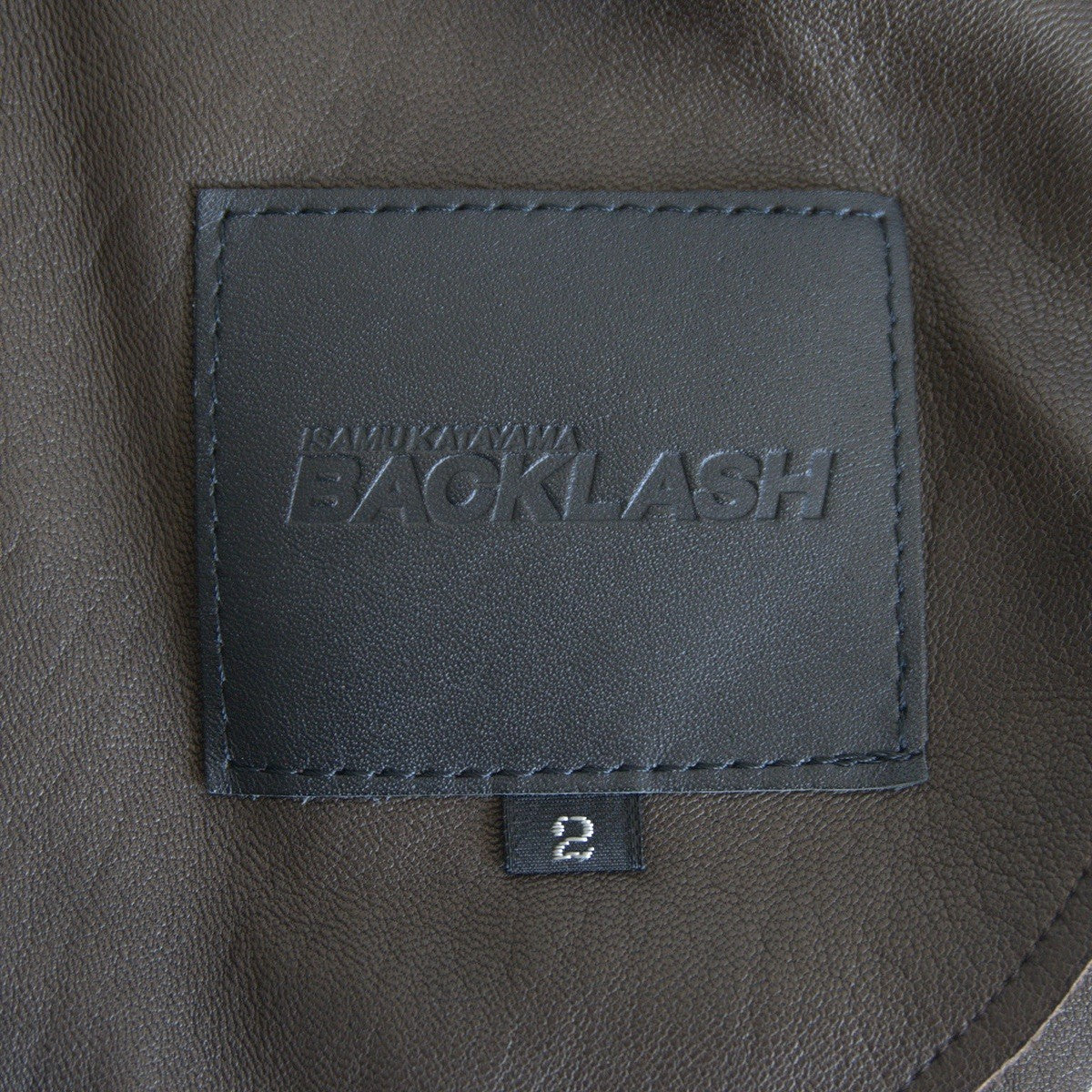Isamu Katayama Backlash Sheepskin Leopard Tailored Jacket Size 2