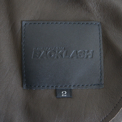 Isamu Katayama Backlash Sheepskin Leopard Tailored Jacket Size 2