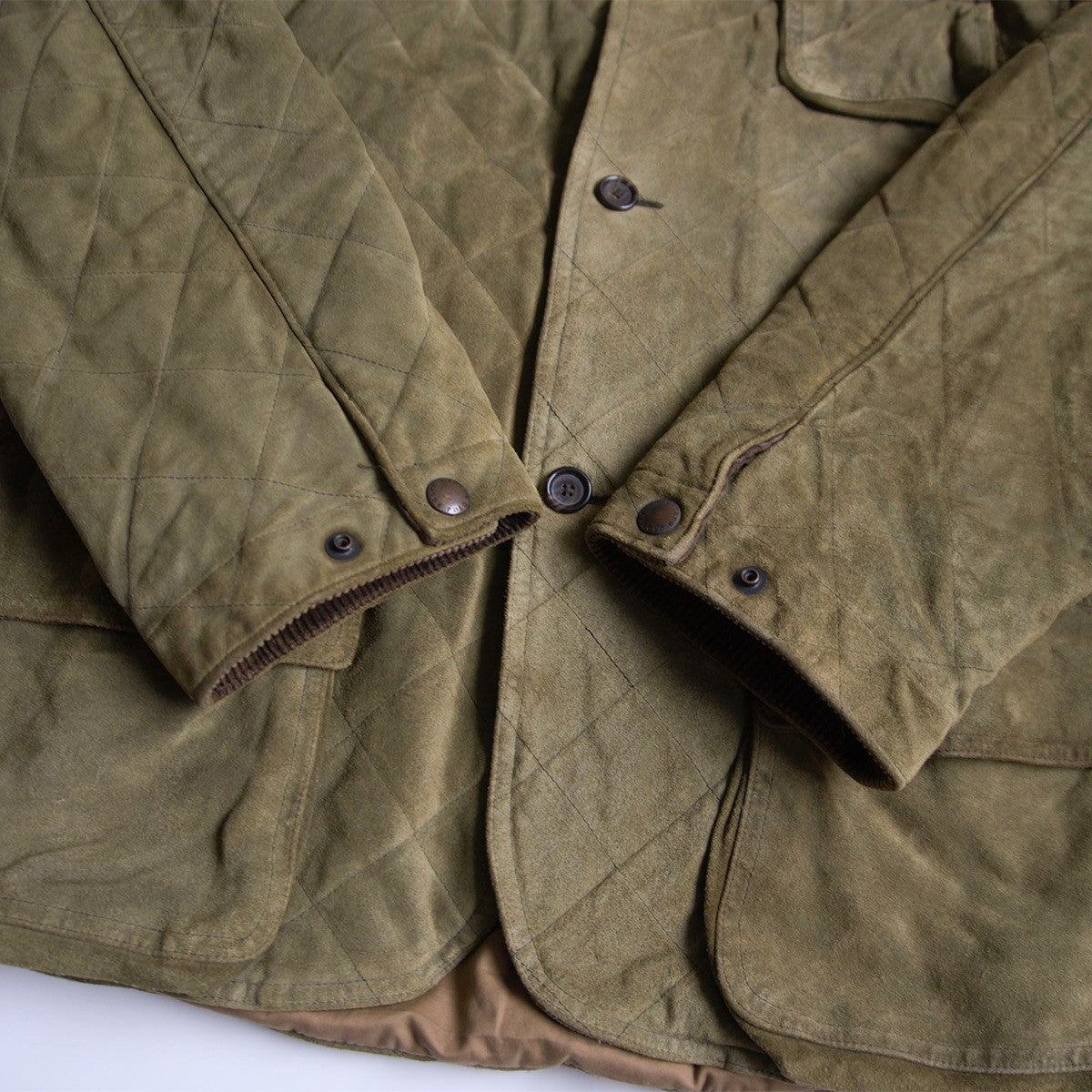 Polo Ralph Lauren Suede Quilted Jacket Size XXL