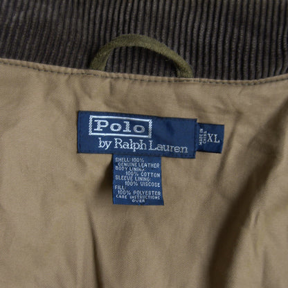 Polo Ralph Lauren Suede Quilted Jacket Size XXL