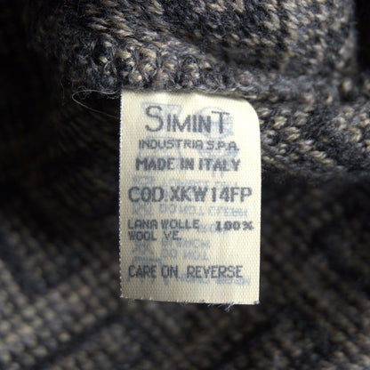 Giorgio Armani 90S Patterned Wool Knit Sweater Size M
