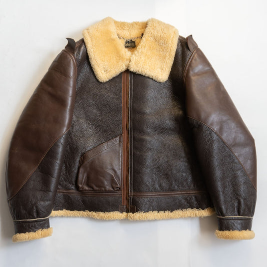 Buzz Rickson's B-3 Shearling Flight Jacket Size 38