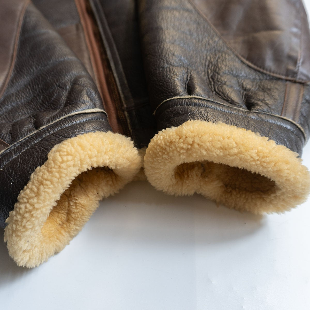 Buzz Rickson's B-3 Shearling Flight Jacket Size 38