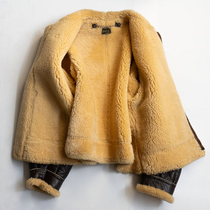 Buzz Rickson's B-3 Shearling Flight Jacket Size 38