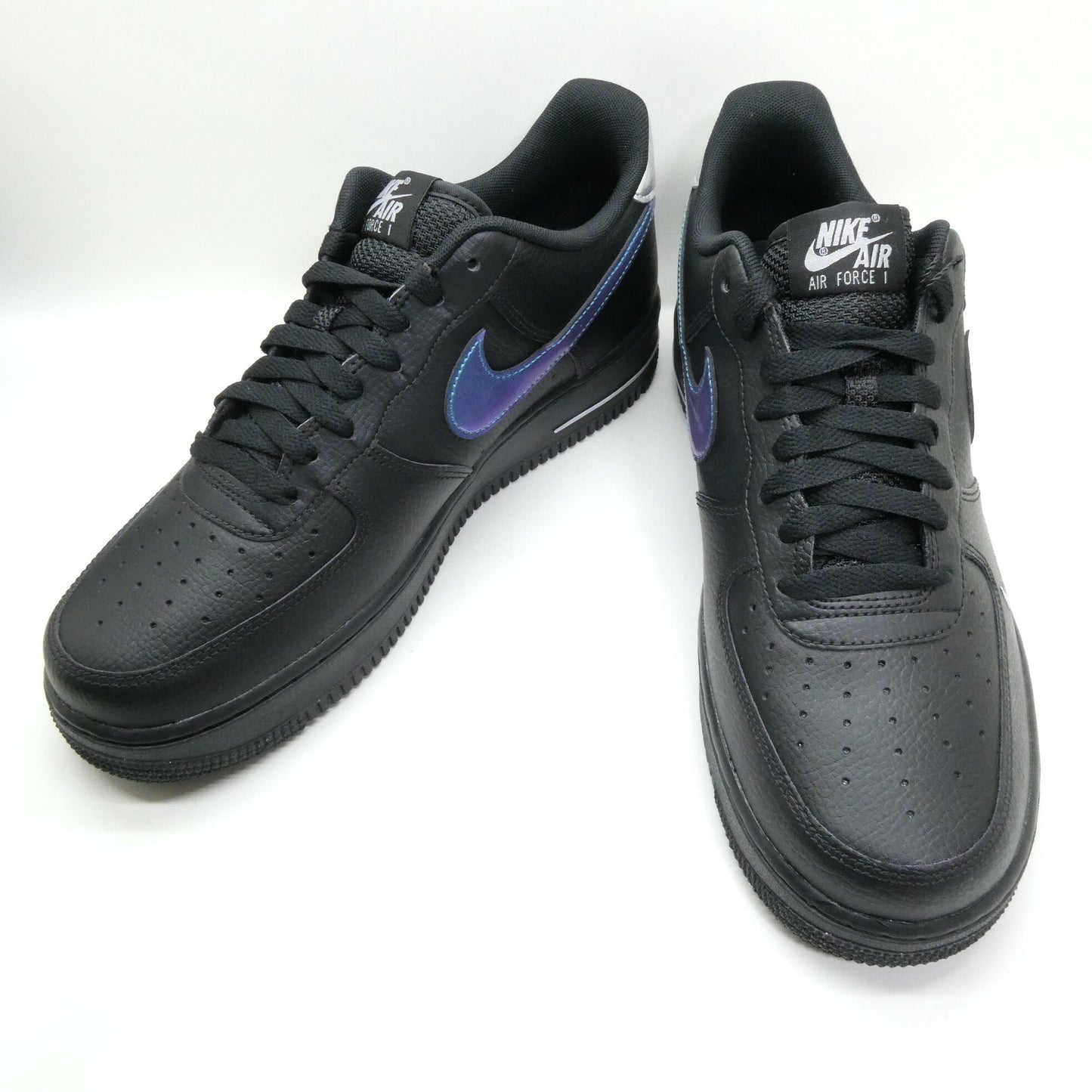 NIKE AIR FORCE 1 '07 Low Black Blue Lightning Sneakers