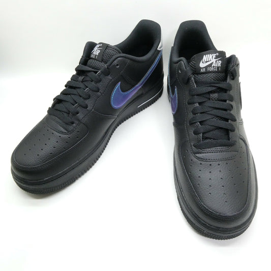 NIKE AIR FORCE 1 '07 Low Black Blue Lightning Sneakers