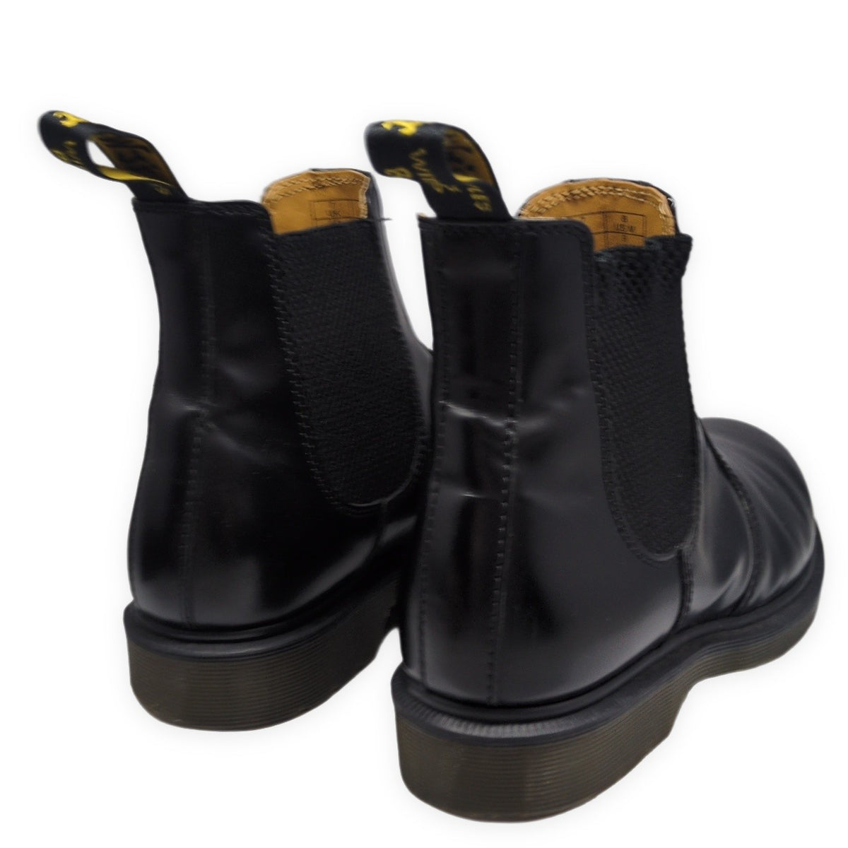 Dr.Martens 2976 Black Smooth Leather Chelsea Boots Size UK7
