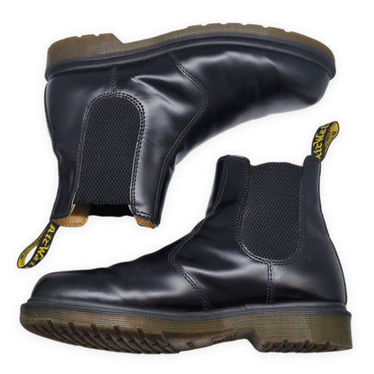 Dr.Martens 2976 Black Smooth Leather Chelsea Boots Size UK7