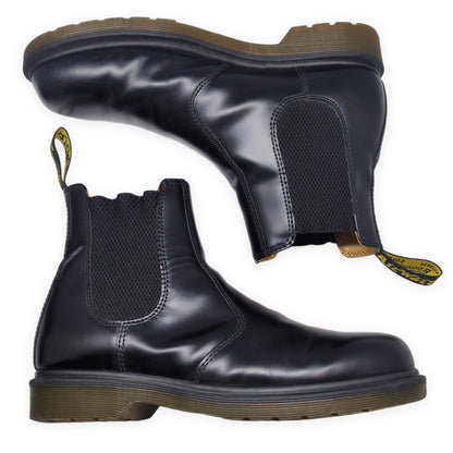 Dr.Martens 2976 Black Smooth Leather Chelsea Boots Size UK7