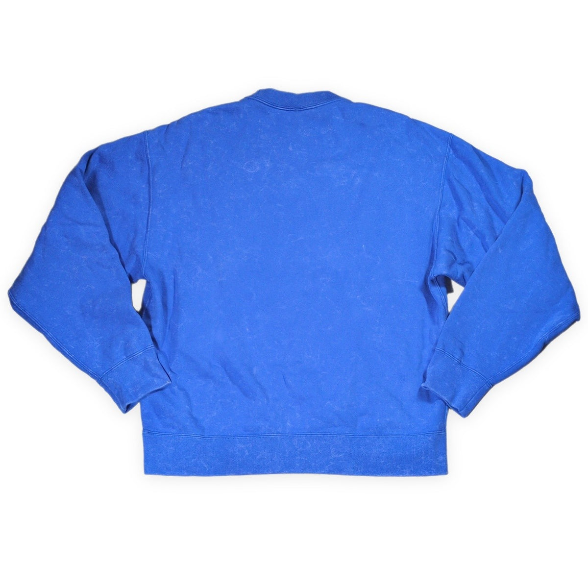 NIKE x Stussy Blue Acid Wash Crewneck Sweatshirt Size S