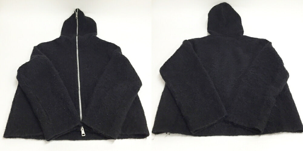 OUR LEGACY 24AW Full Zip Hoodie Black Size 44