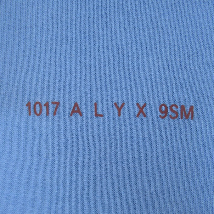 ALYX Sphere Logo Pullover Hoodie Blue Size M