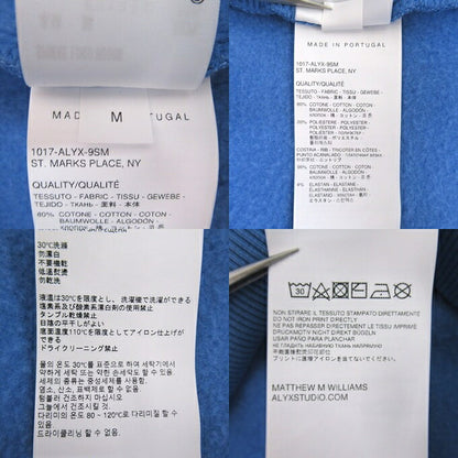 ALYX Sphere Logo Pullover Hoodie Blue Size M