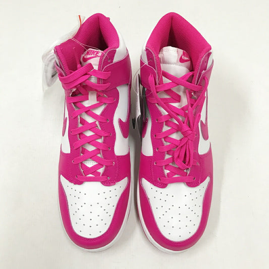 W DUNK HIGH White/Pink Sneakers Size 27.5