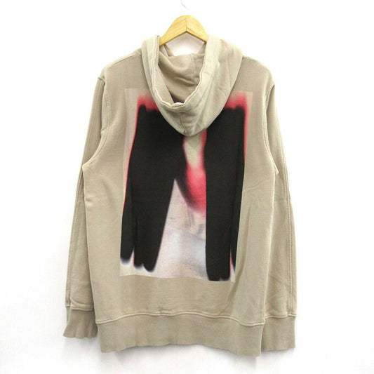 ALYX Graphic Logo Pullover Hoodie Beige Size M
