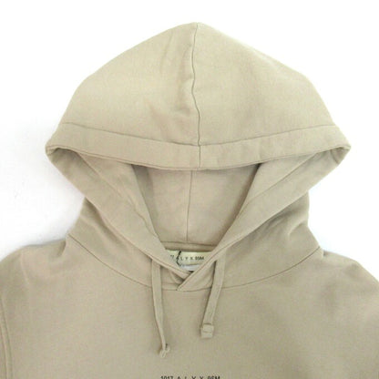 ALYX Graphic Logo Pullover Hoodie Beige Size M