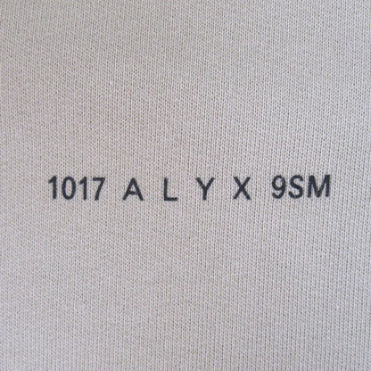 ALYX Graphic Logo Pullover Hoodie Beige Size M