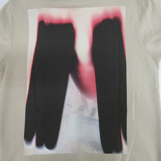 ALYX Graphic Logo Pullover Hoodie Beige Size M