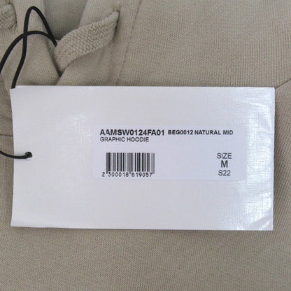 ALYX Graphic Logo Pullover Hoodie Beige Size M