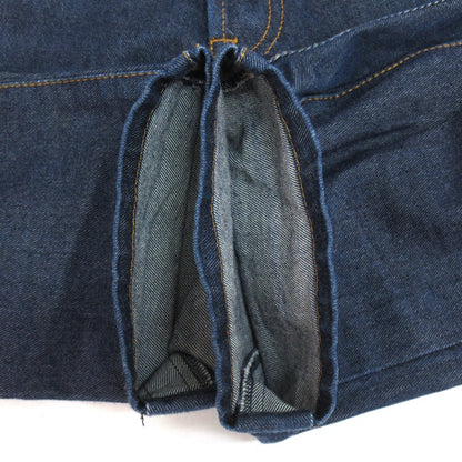 KRIS VAN ASSCHE Leather Patch Denim Pants Blue Size 28