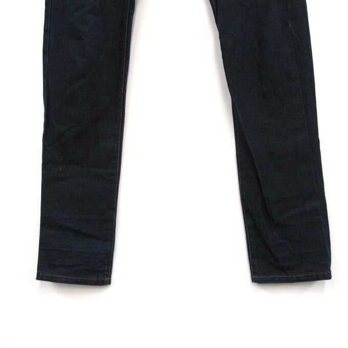KRIS VAN ASSCHE Leather Patch Denim Pants Blue Size 28
