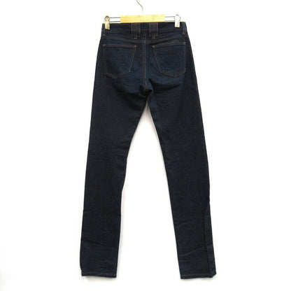 KRIS VAN ASSCHE Leather Patch Denim Pants Blue Size 28